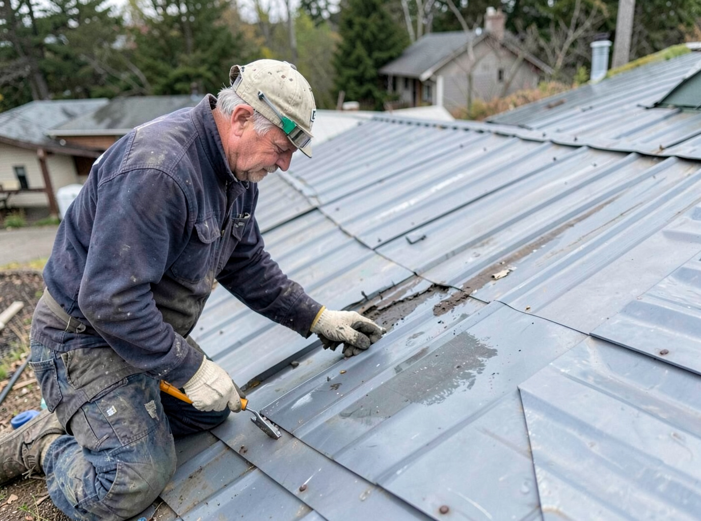 Metal Roof Leak Repair in Duluth, MN